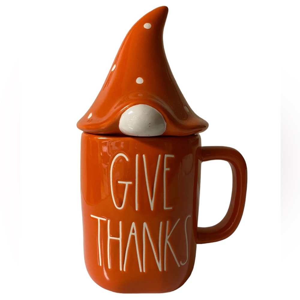 Rae Dunn Give Thanks Mug w/Lid